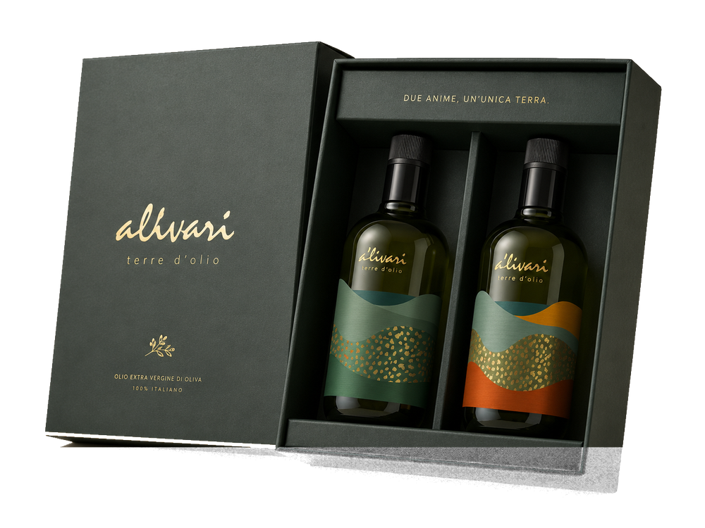 Confezione regalo di olio extra vergine biologico